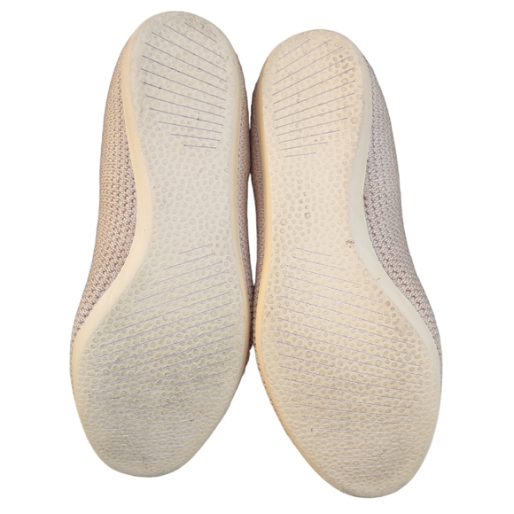Allbirds Size 6 Tree Breezers Lux Beige Knit Ballet Flats - Picture 7 of 14